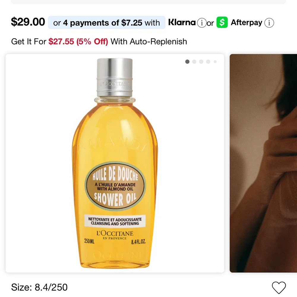 L'OCCITANE Almond Shower Oil - Picture 3 of 3